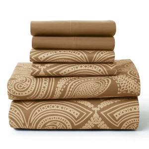 Lux Decor 6-Piece Paisley Sheet Set