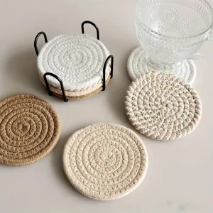 8-Piece Set Absorbent Coasters for Drinks,