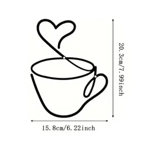 1/3pcs of Creative Coffee Wall Hangings,