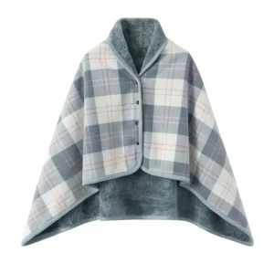 Thick Plaid Blanket Warm Winter Wearable Blanket Adults