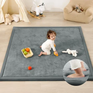 Carpet For Floor 3cm Thick Memory Foam Playpen Mat With Non-slip Bottom