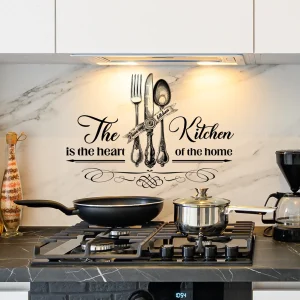 Kitchen Tools Knife and Fork Pattern  Wall Sticker